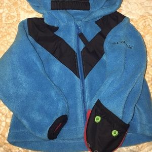 Baby Columbia jacket with optimal mittens